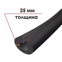 Трубки K-FLEX ST IN CLAD black 25 мм