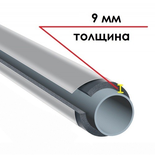 Трубка K-FLEX 09x114-1 ST IC CLAD SR