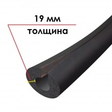 Трубка K-FLEX 19x108-1 ST IN CLAD black