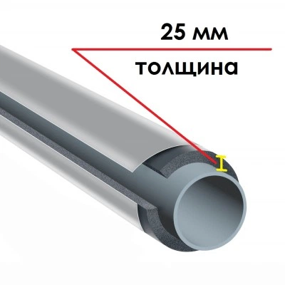 Трубка K-FLEX 25x076-1 ST IC CLAD SR Трубка K-FLEX 25x076-1 ST IC CLAD SR